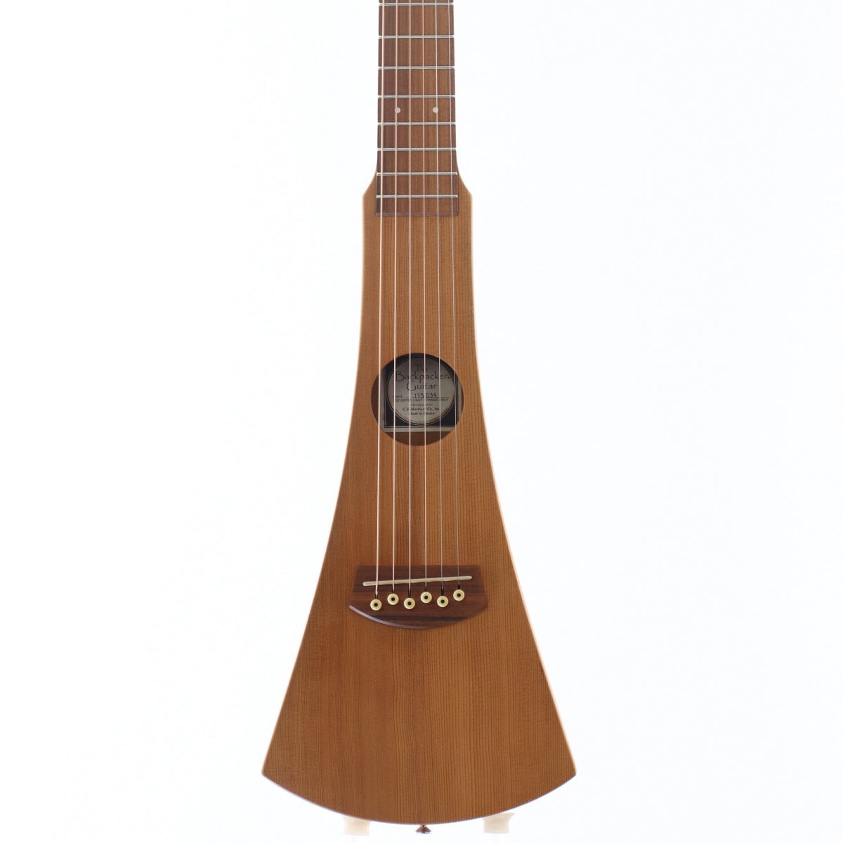 美品 Martin Backpacker トラベルギター 保証書・ソフトケース付 中古】Martin / Backpacker Steel Natural 【訳アリ】 【梅田店
