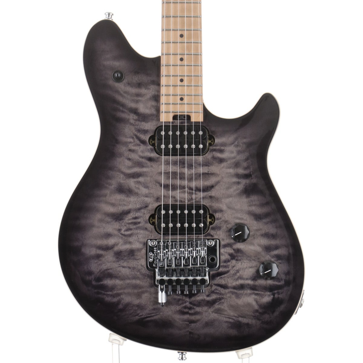 ワンオーナー スペイン語版 ギガボルバ Gigabolver 4枚セット 中古】EVH / Wolfgang Special QM Baked Maple Finger Board Charcoal