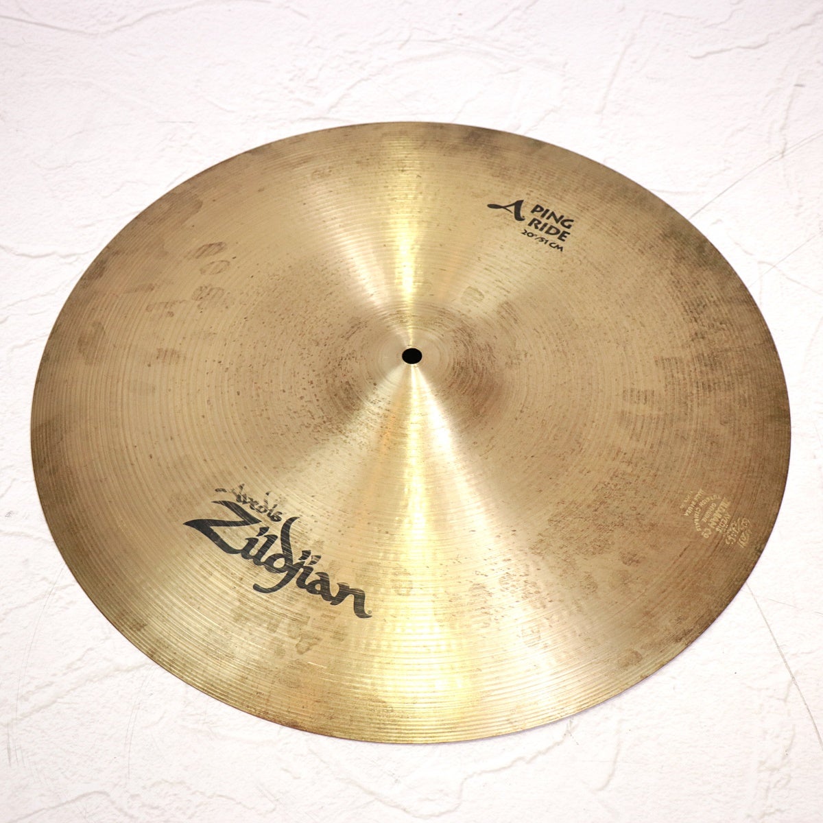 中古】ZILDJIAN / A Zildjian 20” Ping Ride Aジルジャン 20インチ 中古】ZILDJIAN / A Zildjian 20” Ping Ride Aジルジャン 20インチ
