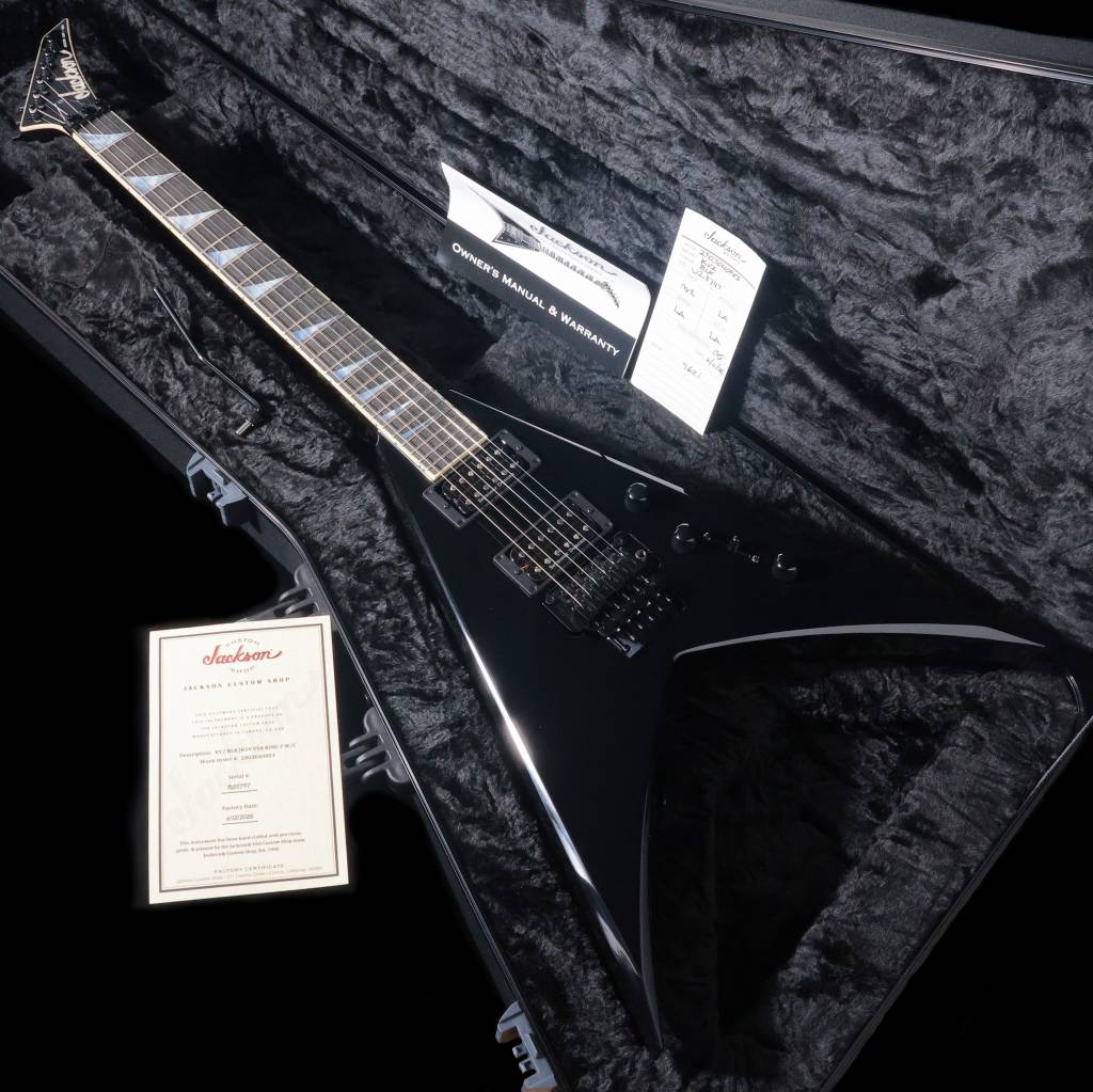 中古】JACKSON / USA KV2 JKSN KING V Black 【御茶ノ水本店