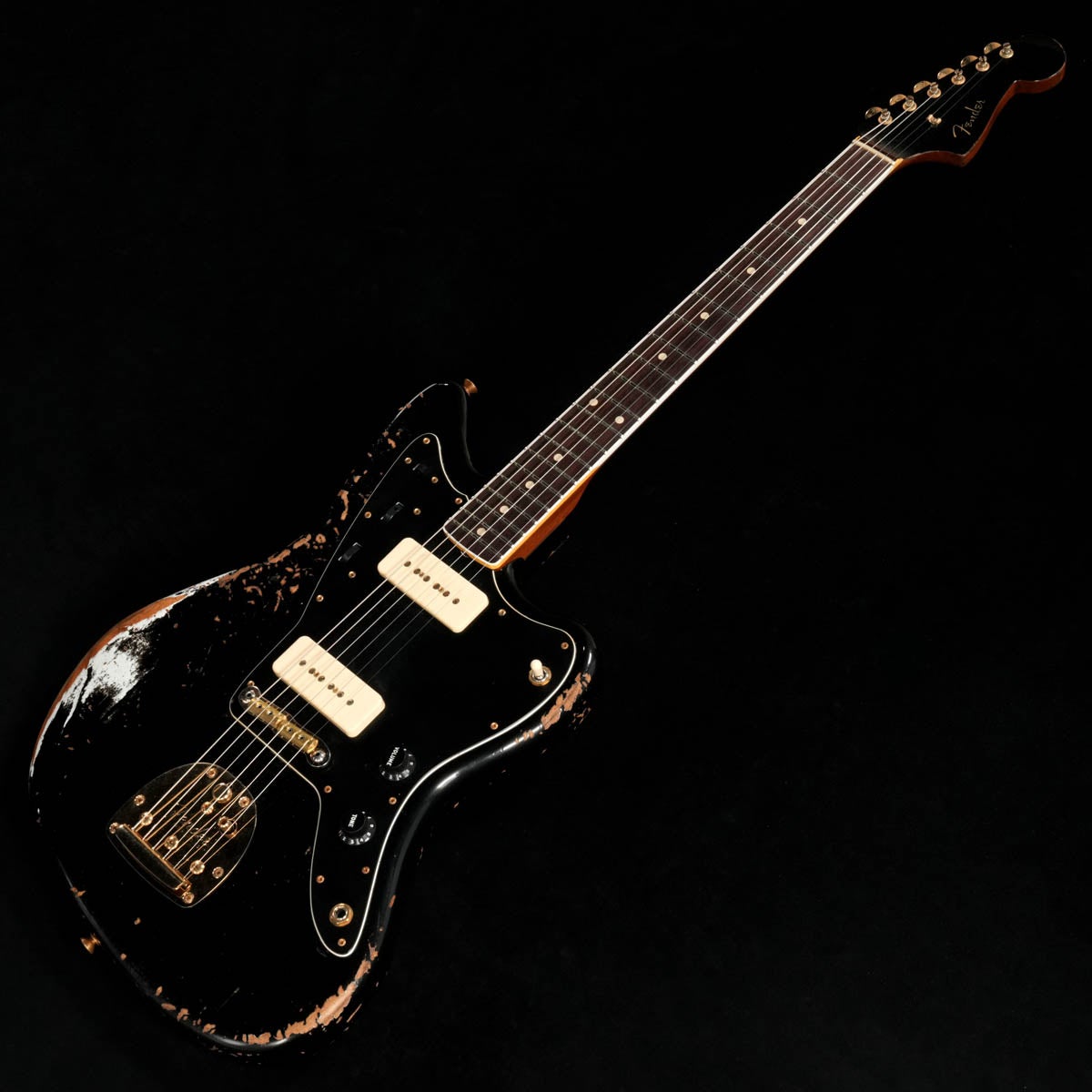 Fender Custom Shop / Custom Built Custom Jazzmaster Heavy Relic Matching Head Aged Black 사진 4