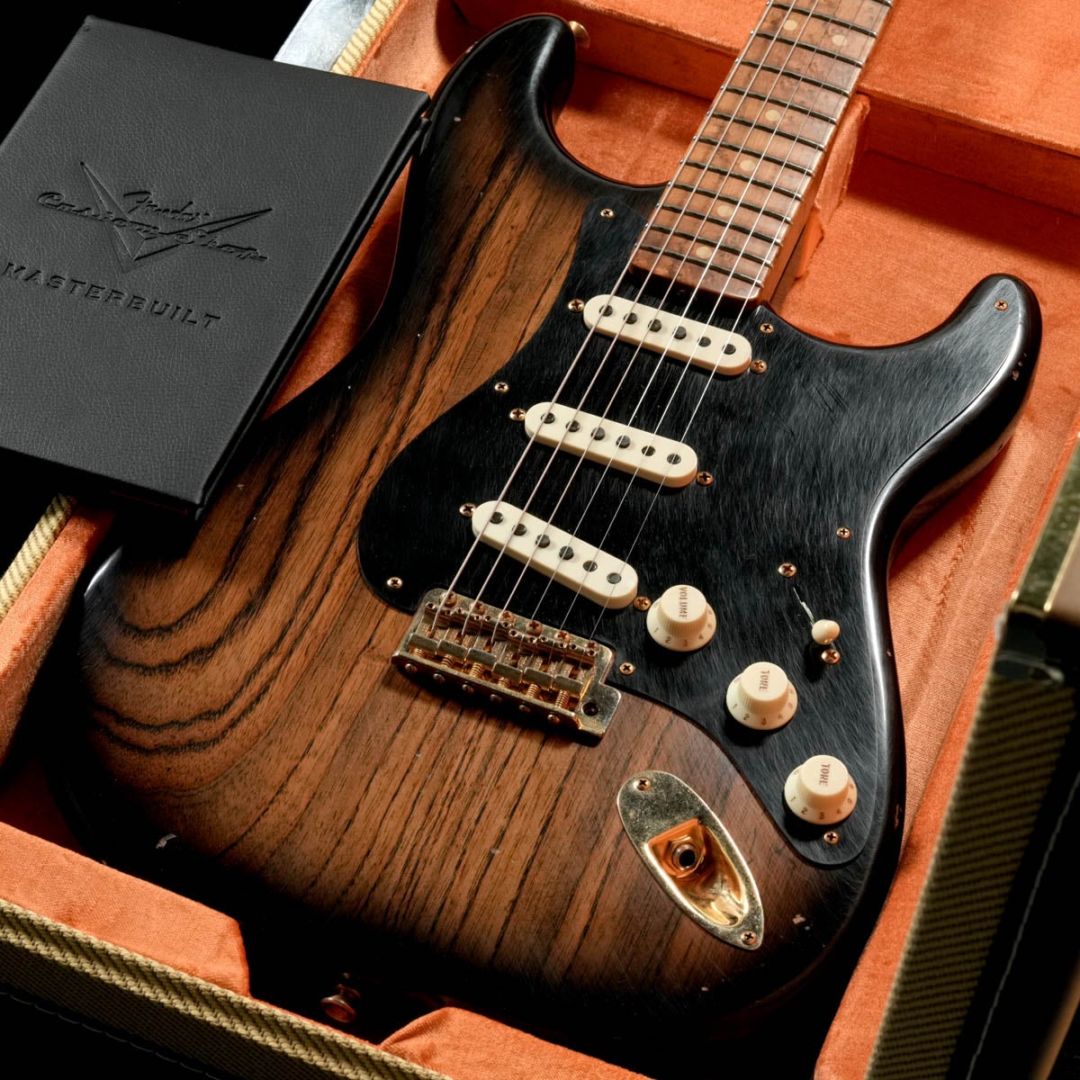 Fender Custom Shop / Master Built 50s Roasted Stratocaster Black Burst by Kyle McMillin