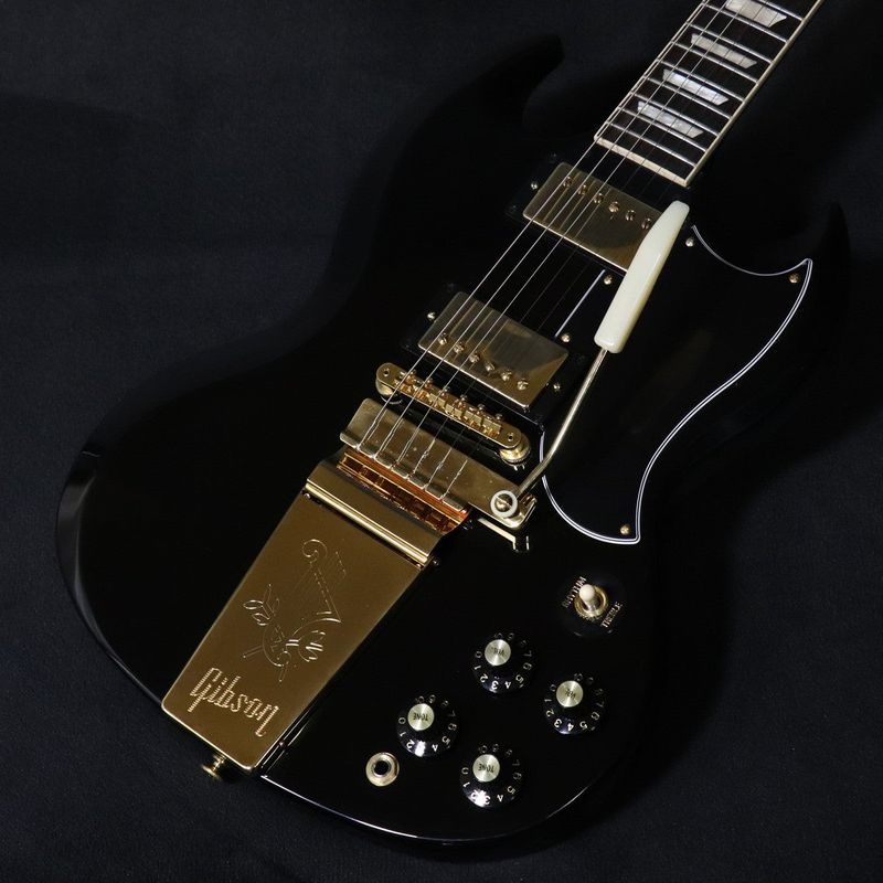 Gibson USA / Exclusive SG Standard 61 Maestro Vibrola T-Type Pickups Ebony / Gold Hardware 【梅田店】