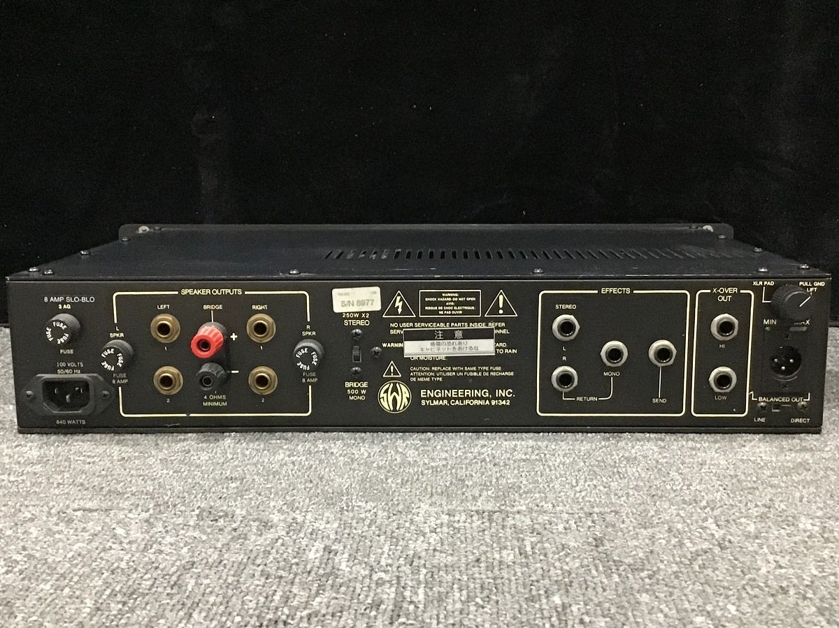 中古】SWR / SM-400S 【梅田店】 | ヘッドアンプ | イシバシ楽器
