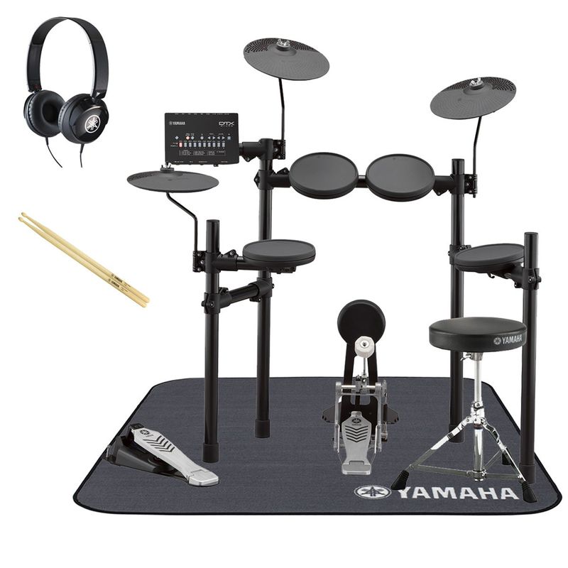 YAMAHA / DTX432KS YAMAHA純正ヘッドホン スティックを採用したスターターセット w/ YAMAHA電子ドラム用マット