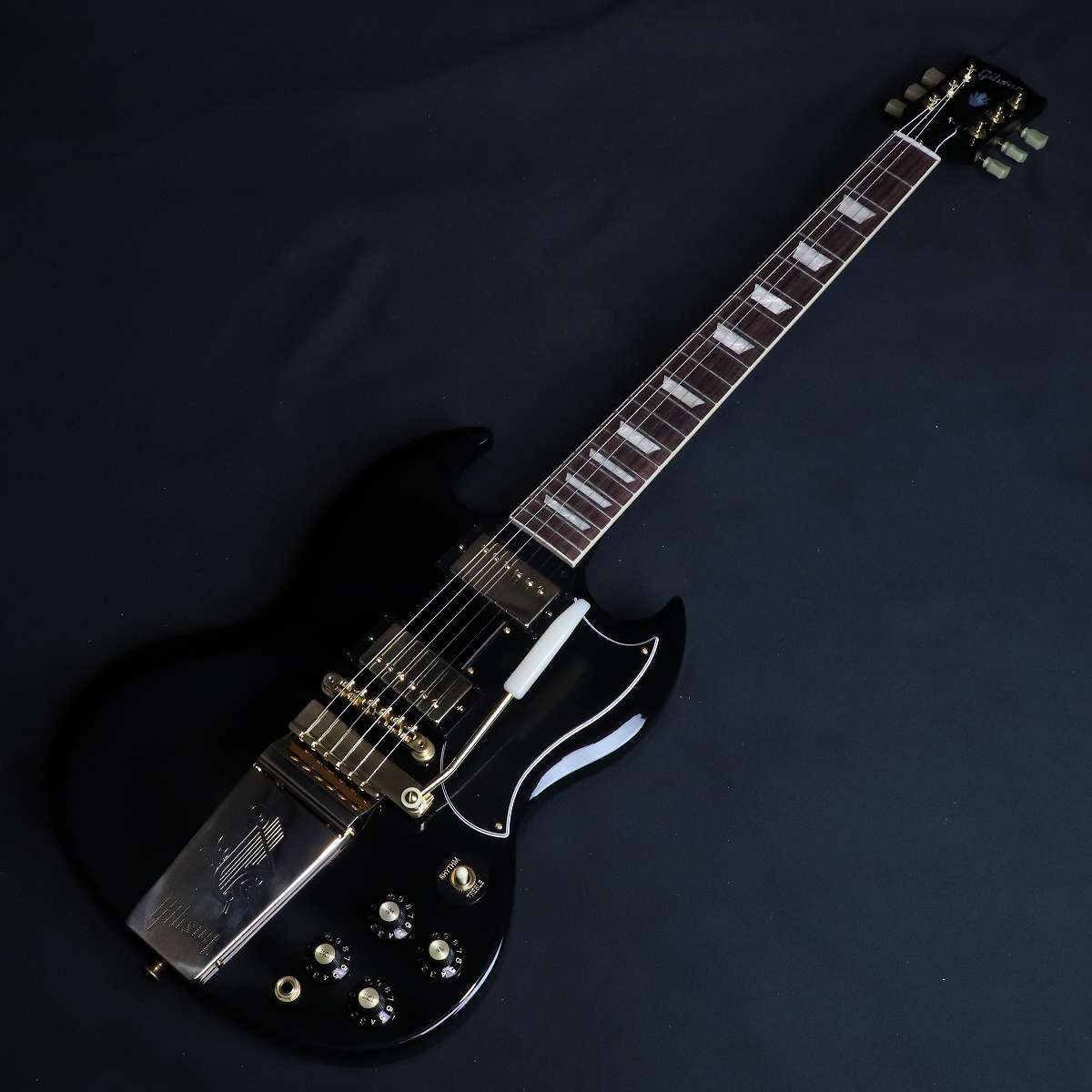 Gibson USA / Exclusive SG Standard 61 Maestro Vibrola T-Type Pickups Ebony / Gold Hardware 【요코하마점】【S/N:204460064】【3.43kg】 사진 2