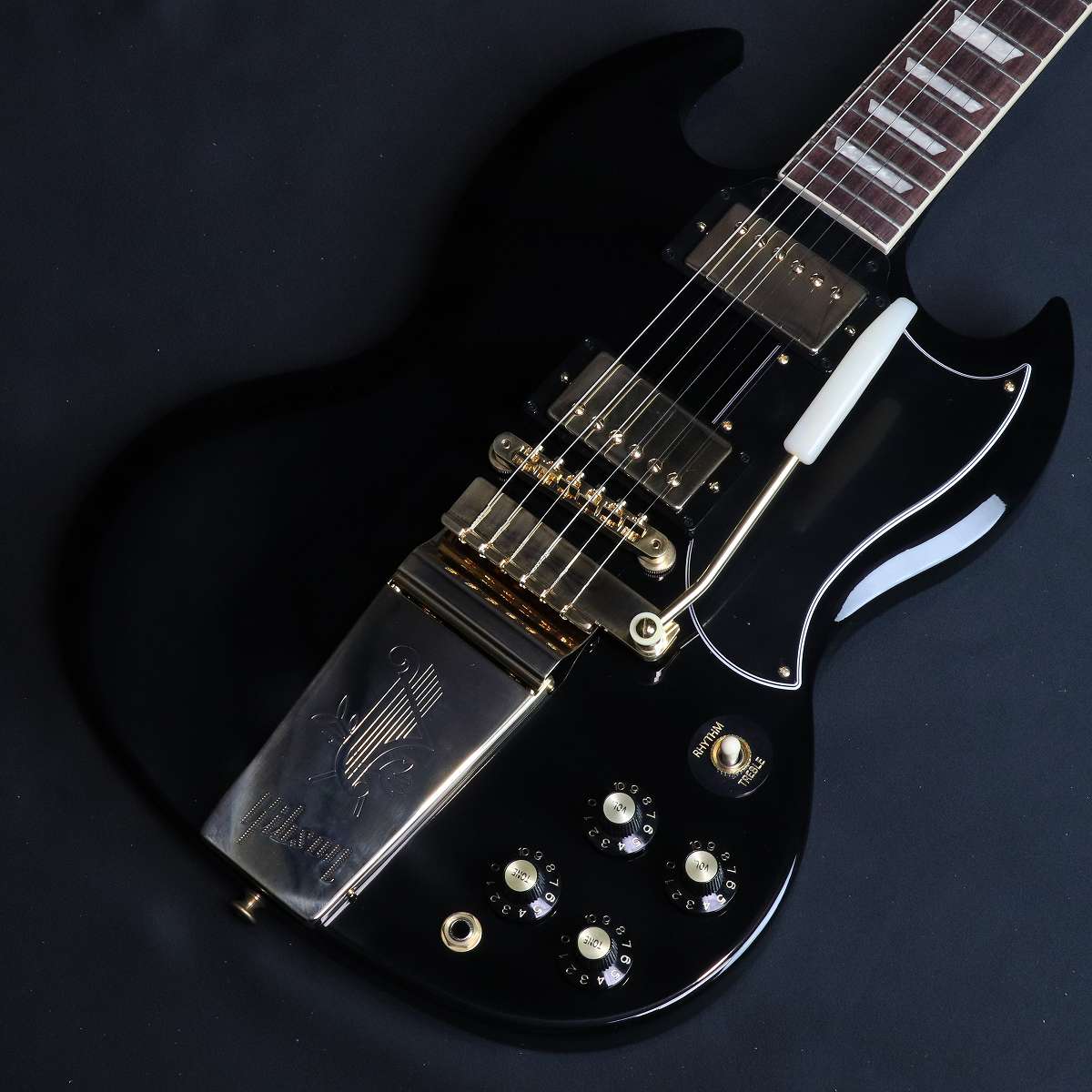 Gibson USA / Exclusive SG Standard 61 Maestro Vibrola T-Type Pickups Ebony / Gold Hardware 【요코하마점】【S/N:204460064】【3.43kg】