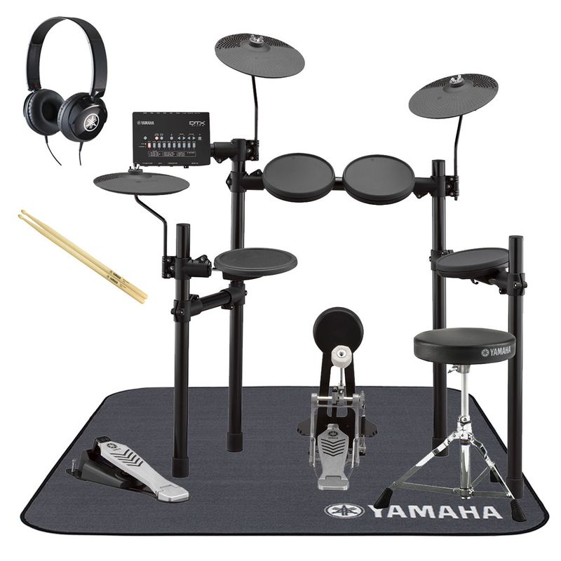 YAMAHA / DTX452KS YAMAHA純正ヘッドホン スティックを採用したスターターセット w/ YAMAHA電子ドラム用マット