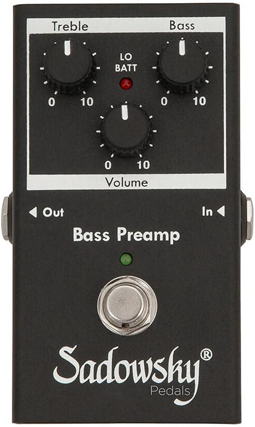 Sadowsky Bass Preamp ベースプリアンプ Sadowskyベース内蔵のエレクトロニクスをエフェクトペダルに