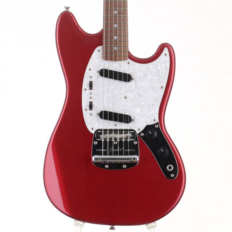 元気の出るテレビ　元気の出るハウスにて購入レアなRED布 中古】FENDER JAPAN / MG69-75 Old Candy Apple Red Matching Head