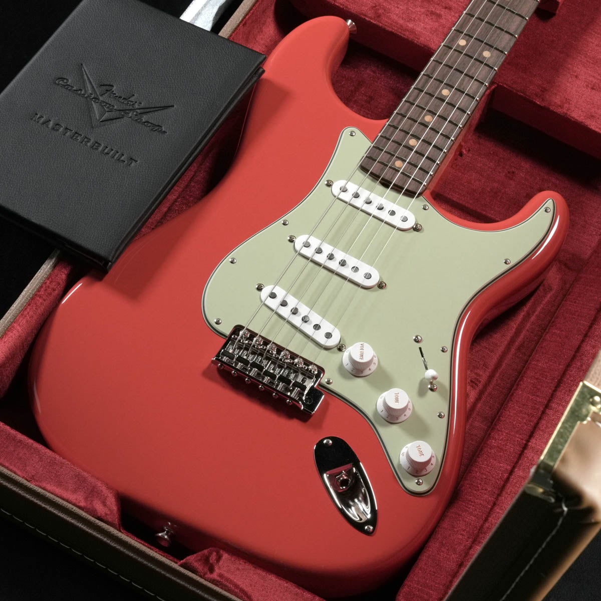 Fender Custom Shop / Master Built 1963 Stratocaster NOS Fiesta Red Matching Headstock by Kyle Mcmillin