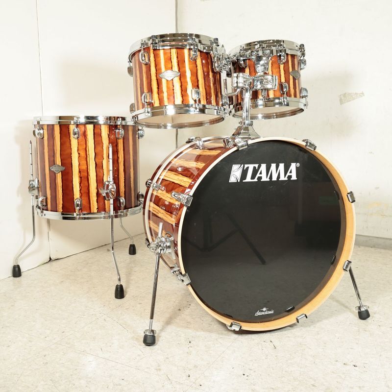 テ*＠様 #マイケルアラム　ビンテージ　貴重レア　3点セット 中古】TAMA / Starclassic Performer 4点シェルキット MBS42S-CAR