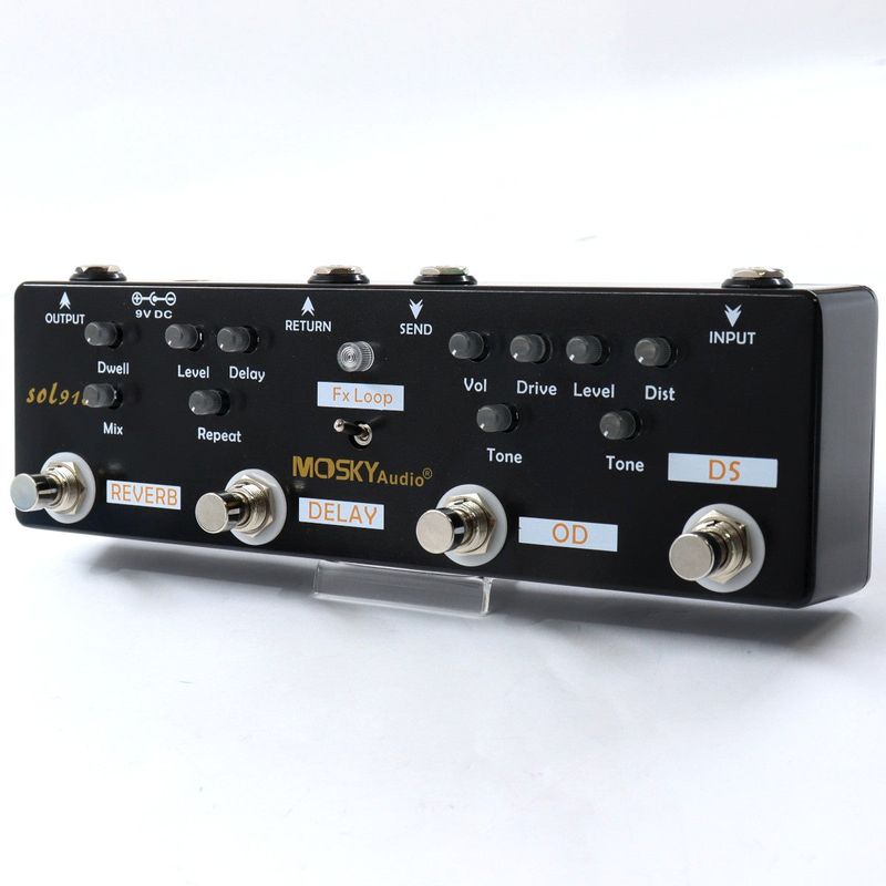 マルチエフェクターMOSKY Audio sol918 パワーサプライ ケース付 中古】MOSKY / sol918 【池袋店】 | エフェクター | イシバシ楽器