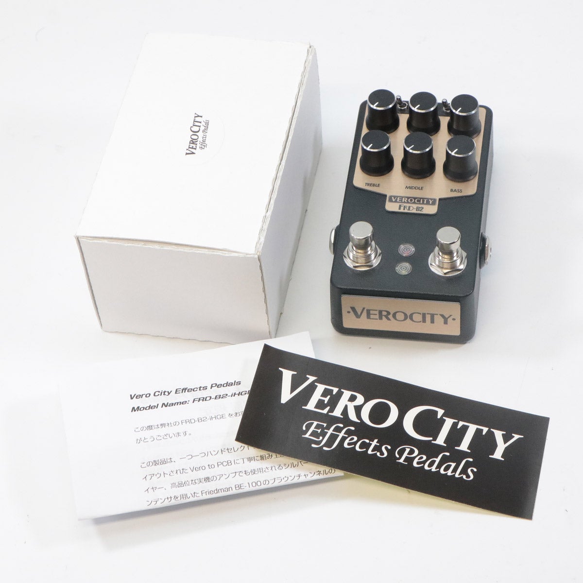 中古】VEROCITY EFFECTS PEDALS / FRD-B2 iHGE ギタ プリアンプ