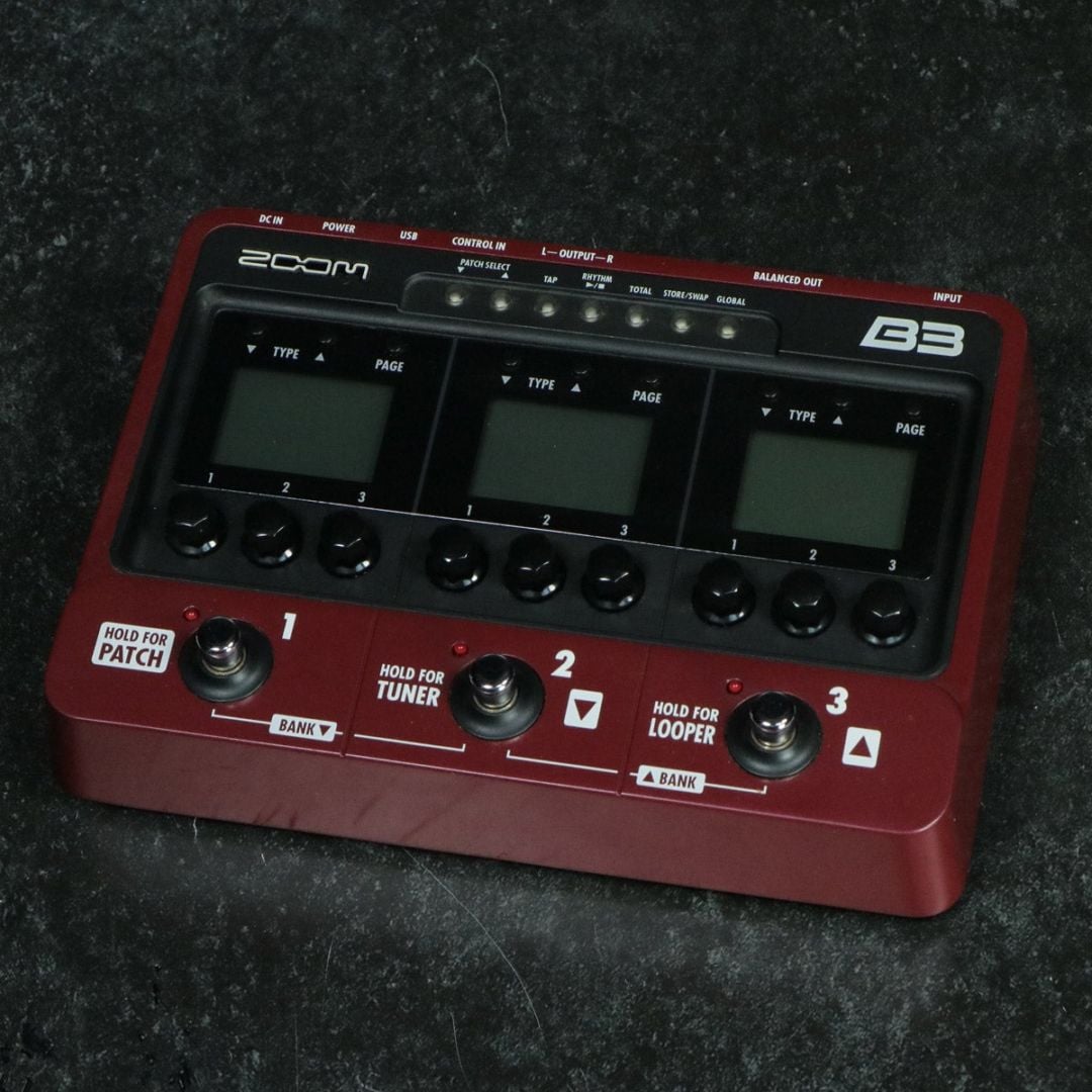 中古】ZOOM / B3 Bass Effects & Amp Simulator ベース用 マルチ