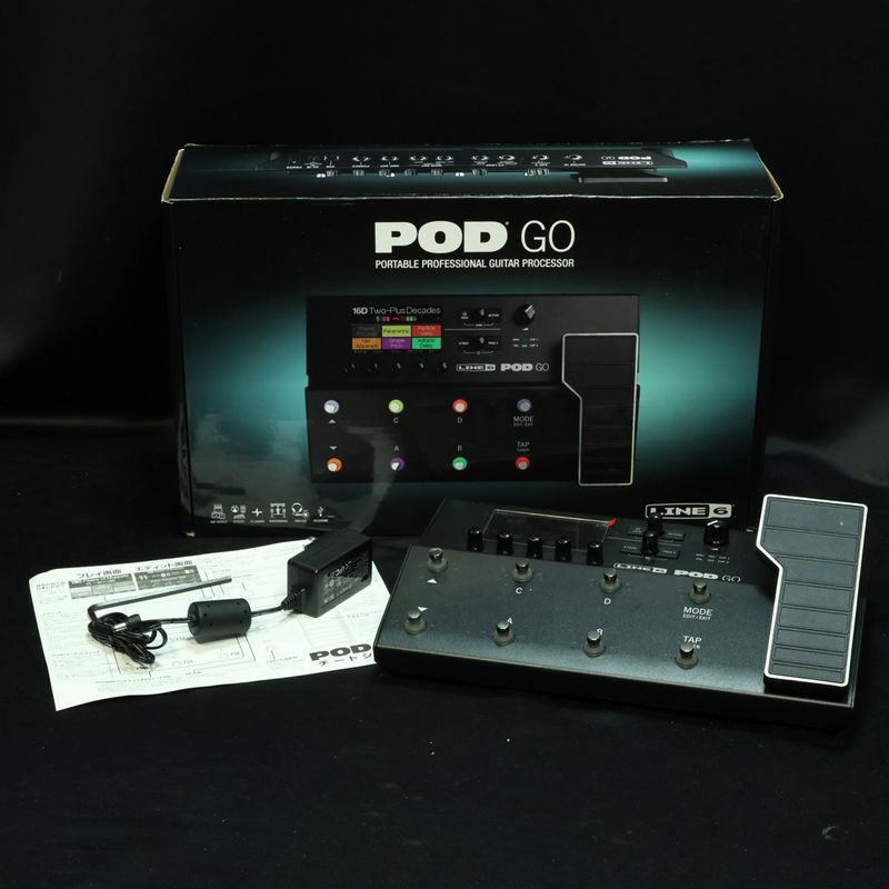 Line 6 POD GO 美品 動作確認済み 元箱・USBケーブル付 中古】LINE6 / POD GO 【福岡店】 | フロアタイプ | イシバシ楽器