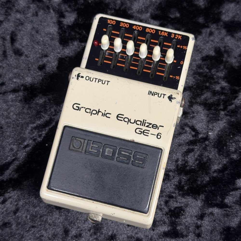 BOSS GE-6 Graphic Equalizer (箱あり) 中古】BOSS / GE-6 / Graphic Equalizer 【新宿店】 | イコライザー