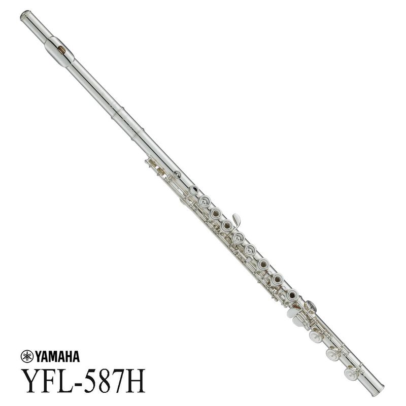 YAMAHA / YFL-587H フルート Finesse インラインリングキイ H足部管 頭