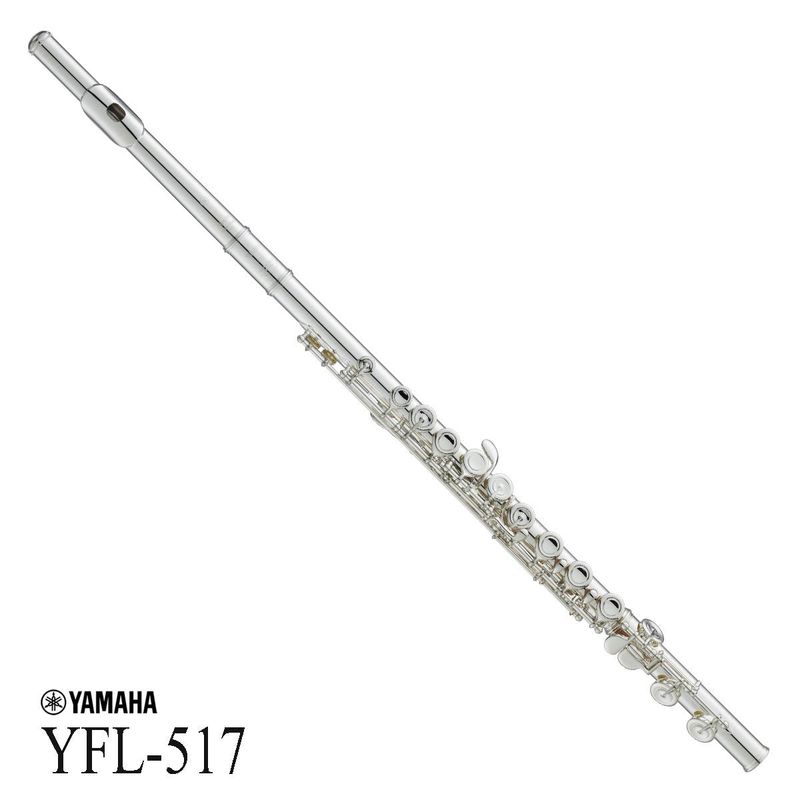 YAMAHA / YFL-517 フルート Finesse 頭部管銀 オフセット カバードキイ 