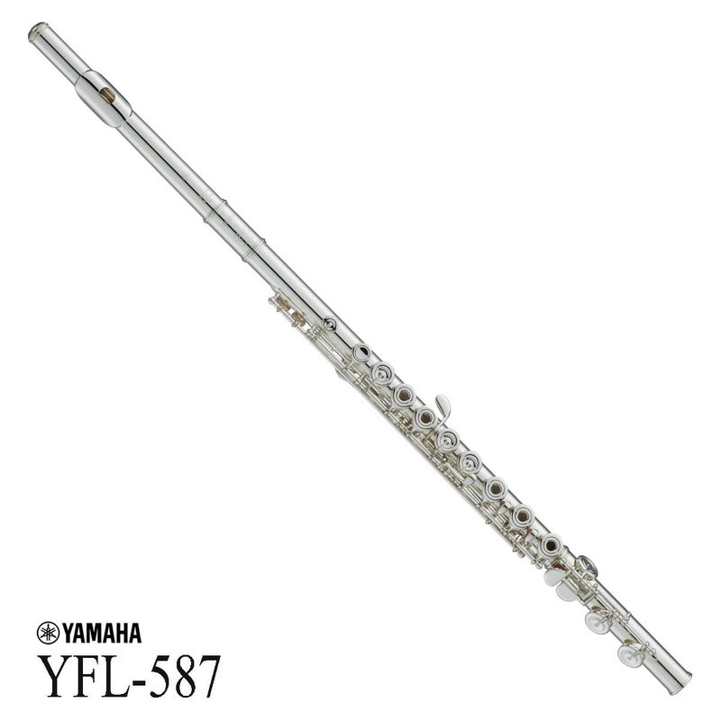 YAMAHA / YFL-587 フルート Finesse 頭部管銀製 インラインリングキイ