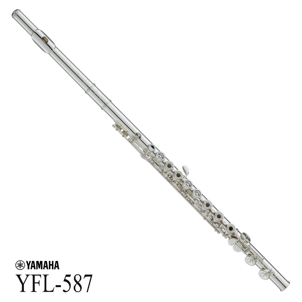 YAMAHA / YFL-587 フルート Finesse 頭部管銀製 インラインリングキイ