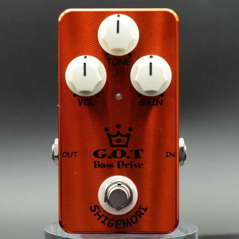 ベース shigemori G.O.T Bass Drive ベース用オーバードライブ/太く芯の強いチューブアンプライクサウンド