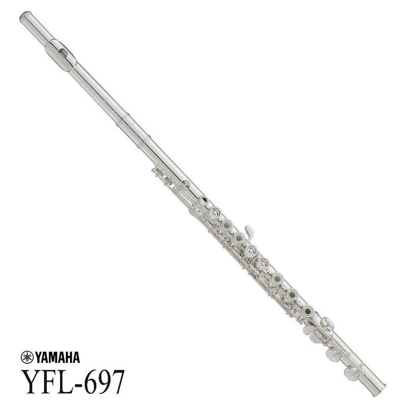YAMAHA（ヤマハ）YFL-697 フルート総銀製 選定品 YAMAHA / YFL-697 フルート Finesse 管体銀製 インライン リングキイ E