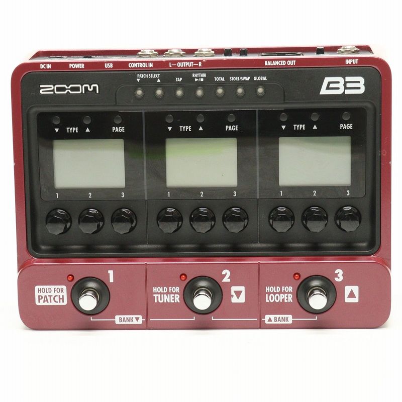 中古】ZOOM / B3 / Bass Effects & Amp Simula 【心斎橋店】 | マルチ