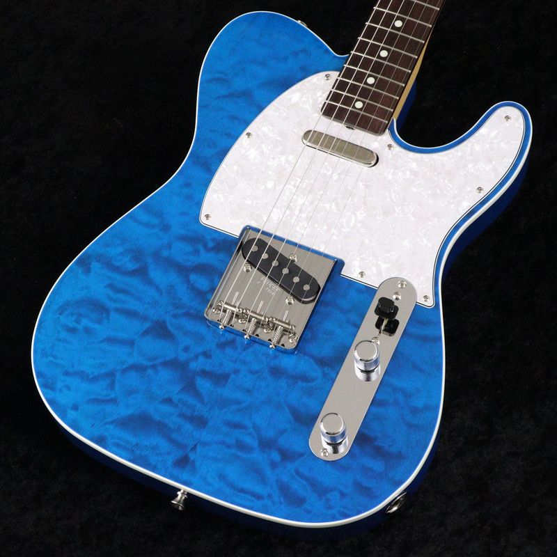 Fender / ISHIBASHI FSR MIJ Traditional 60s Custom Telecaster Quilted Maple Top Ash Back Translucent Blue 【御茶ノ水本店】