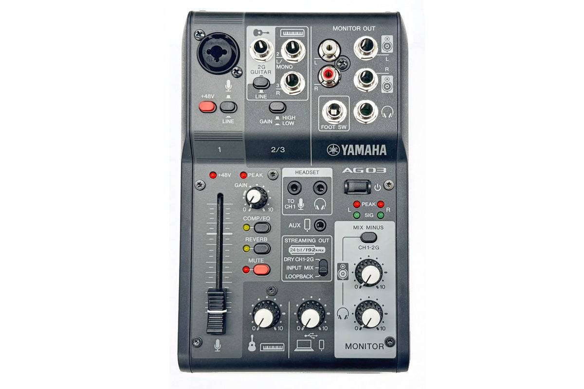 YAMAHA ヤマハ / AG03MK2 B (ブラック) ライブストリーミングミキサー