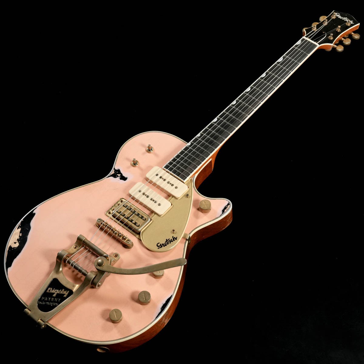 Gretsch / Custom Shop Master Builder G6228 3PU Heavy Relic Shell Pink Over Black By Chad Henrichsen 사진 2