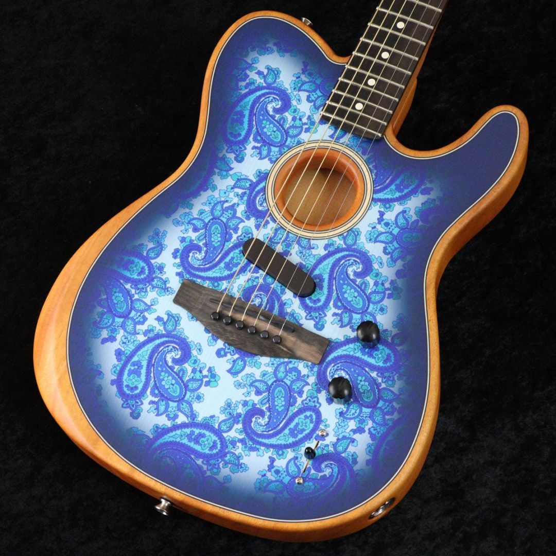 Fender / FSR American Acoustasonic Telecaster Streaked Ebony Blue
