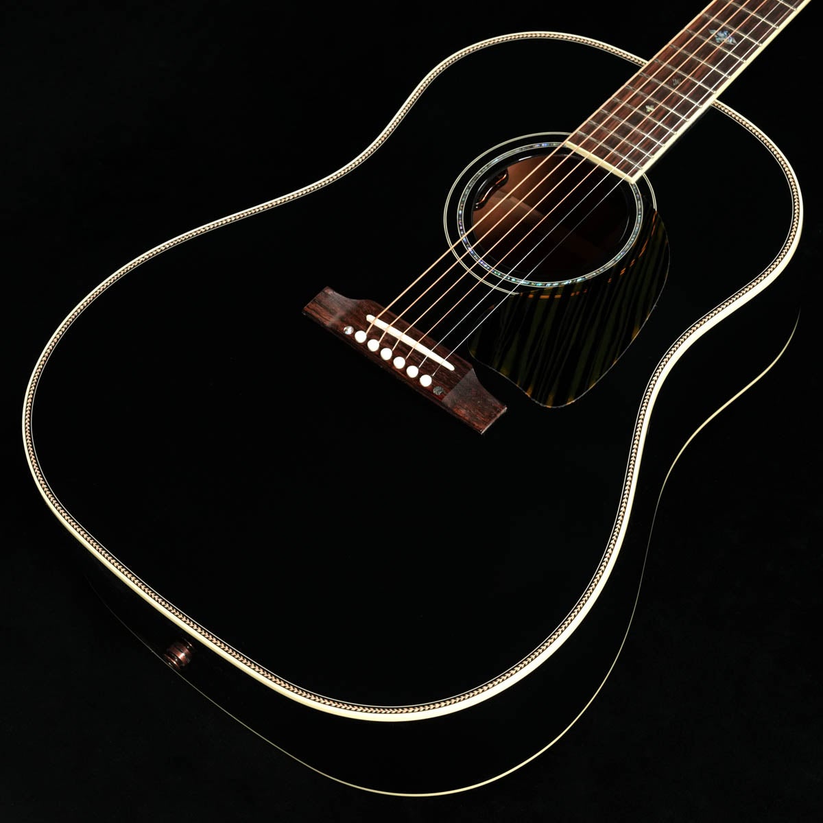 Gibson / ISHIBASHI Dealer Select J-45 Custom Flower Inlay Ebony