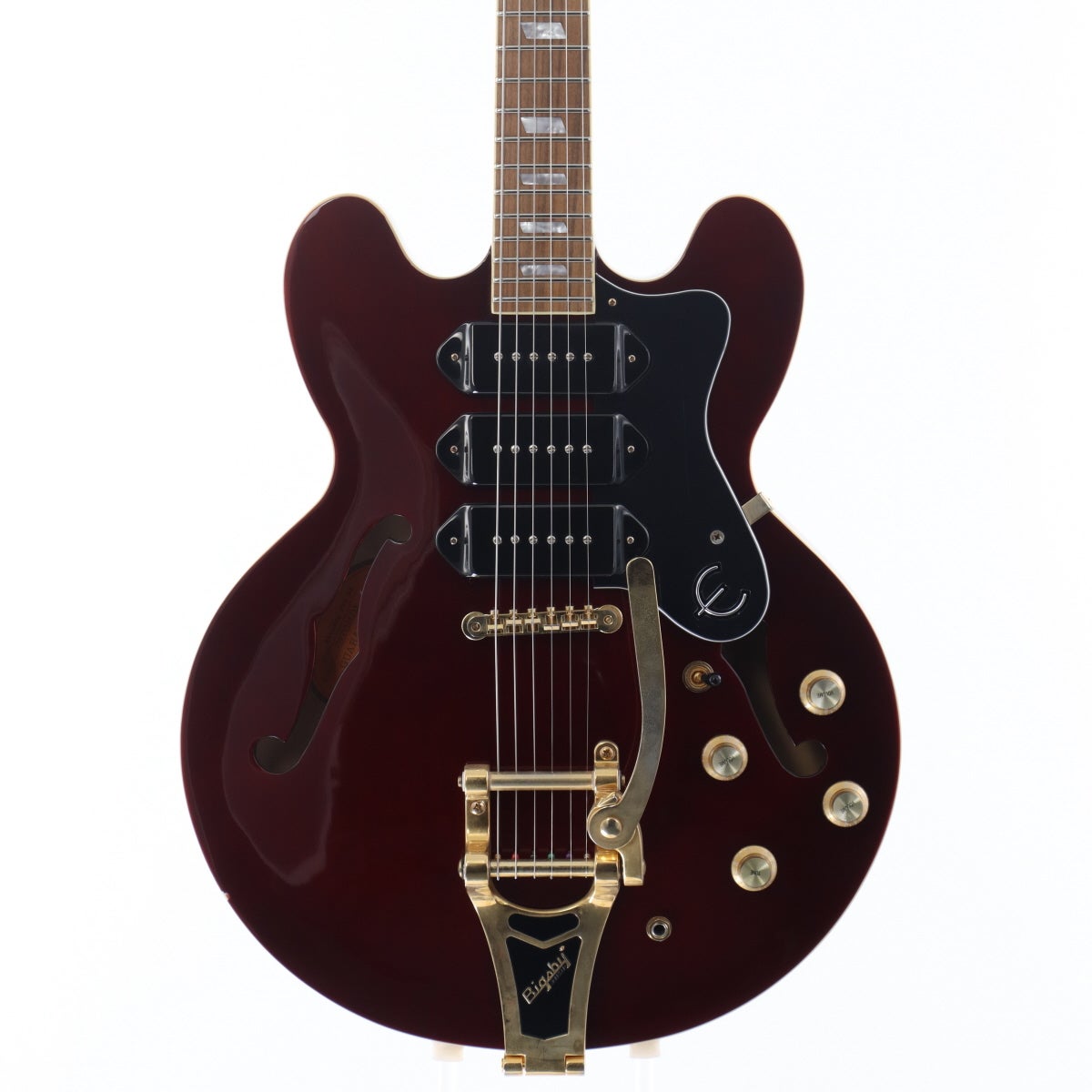 Epiphone Riviera P93 セミアコ 3基P90搭載 Bigsby 中古】Epiphone / Riviera Custom P-93 Wine Red 【梅田店