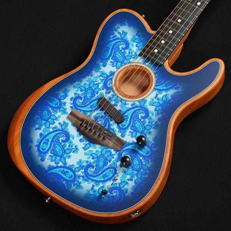 Fender / FSR American Acoustasonic Telecaster Streaked Blue