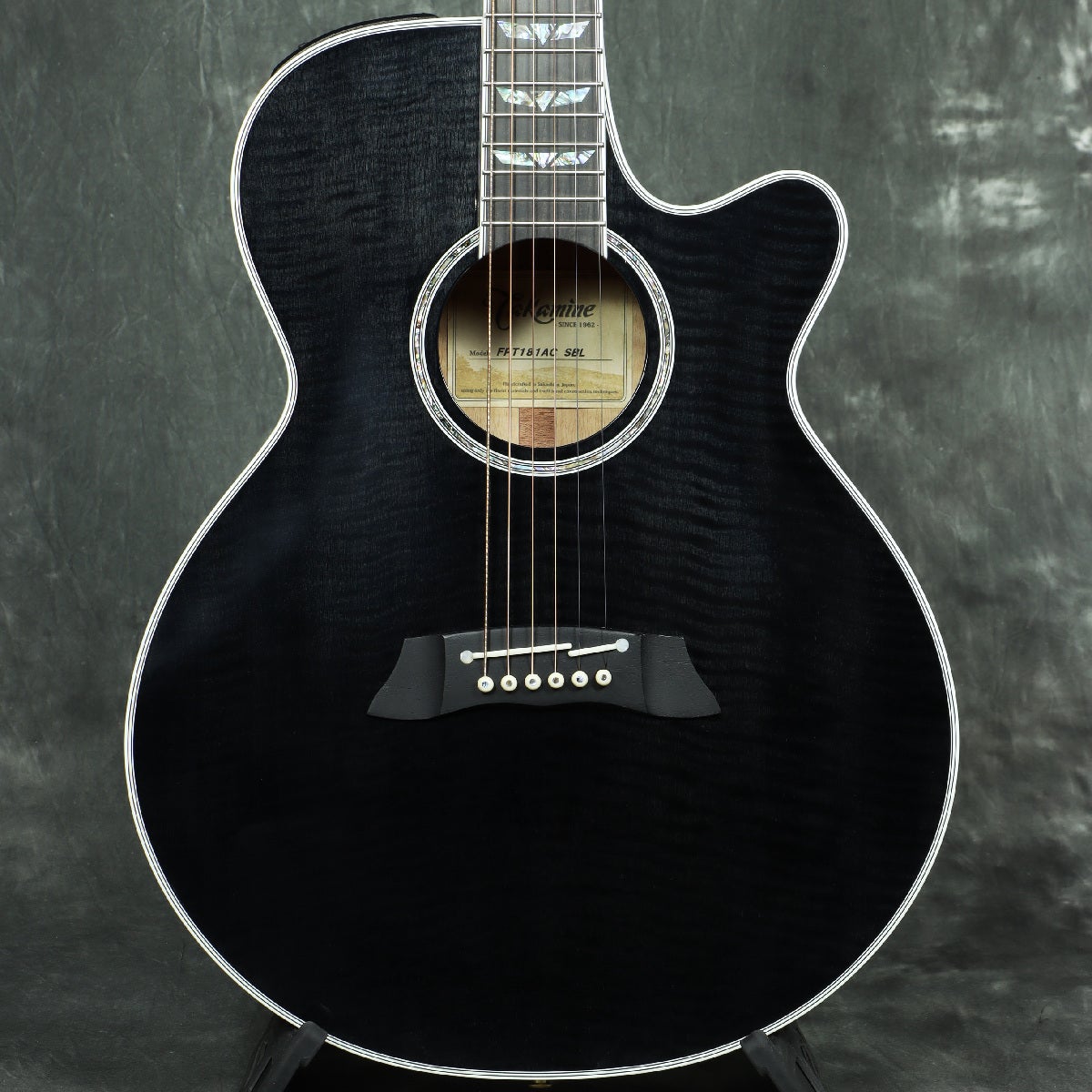 TAKAMINE プリアンプ TRANSIT EQs ジャンク扱い Takamine / FPT181AC SBL See-thru Black 100 Series 日本製【実物画像
