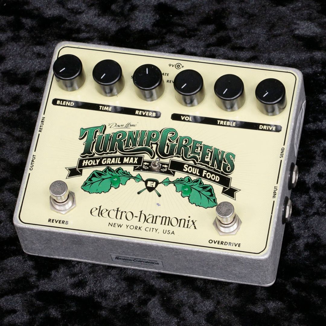 美品　エレクトロ・ハーモニクス　TURNIP GREEENS エフェクター 中古】ELECTRO-HARMONIX / Turnip Greens 【新宿店】 | オーバー