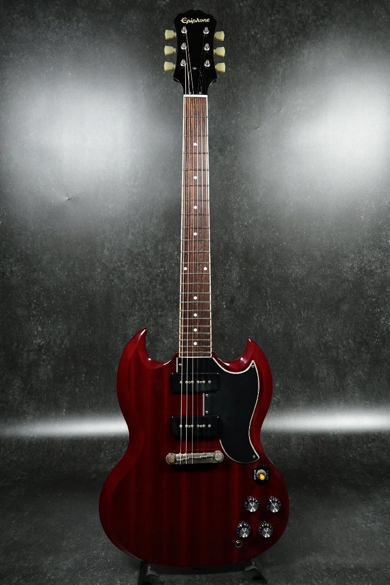 激レア　zpi イナーシャ　限定コルクノブ　レッド　　中古品　最終値引き 中古】Epiphone / LTD 50th Anniversary 1961 SG Special P90 Cherry