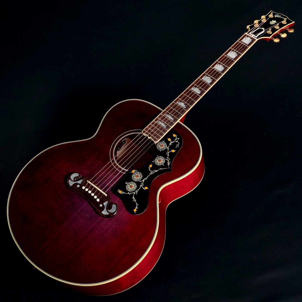特典付き》(実物画像) Gibson / Hand Picked SJ-200 PURPLE STAIN TO