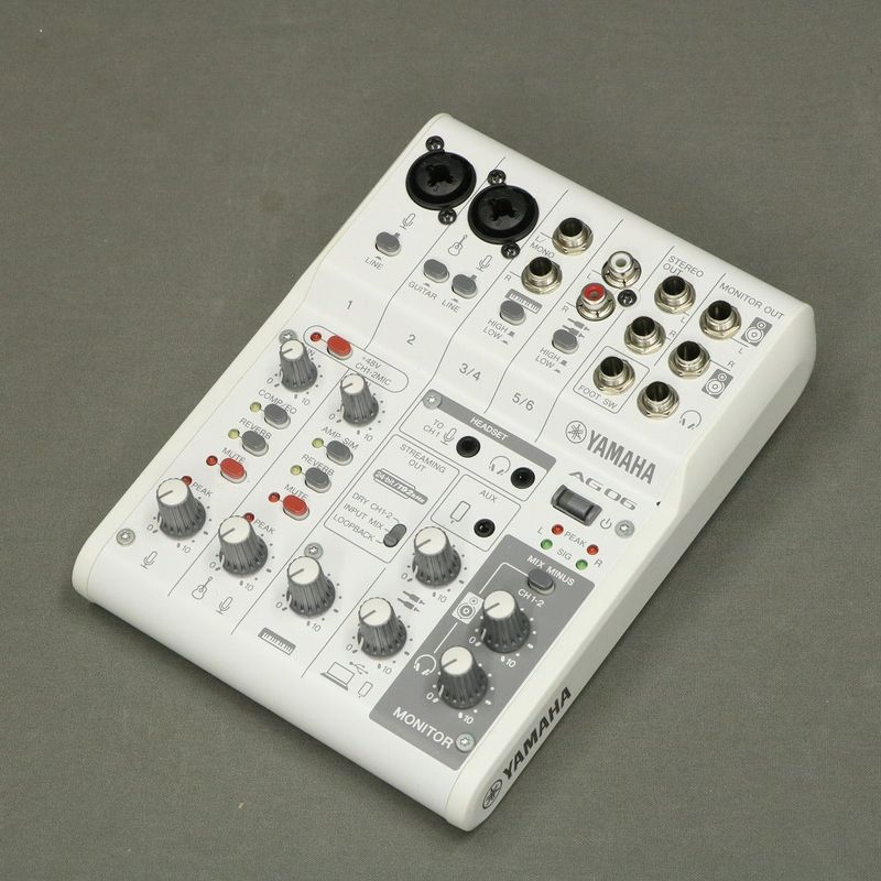 YAMAHA AG06MK2 ホワイト 中古】 YAMAHA / AG06MK2 W 【御茶ノ水本店】 | USB | イシバシ楽器