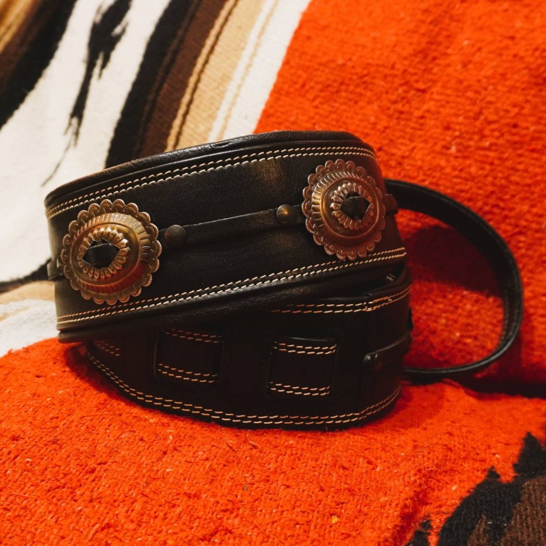 中古】RICHTER STRAPS / Springbreak I Concho Black / Old Nickel