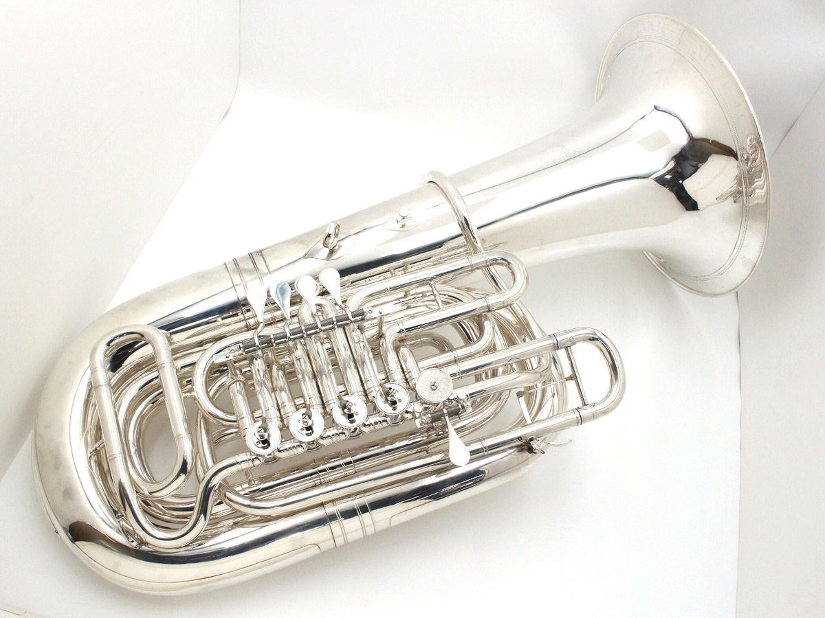 中古】MIRAPHONE / B♭チューバ 186 銀メッキ仕上げ 【横浜店