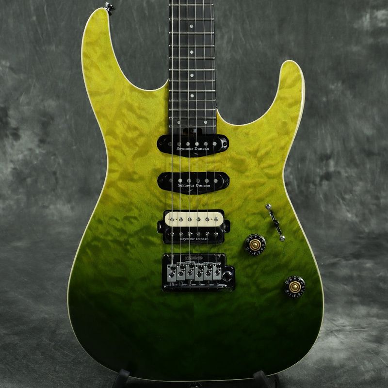 Charvel / Pro-Mod Plus Dinky DK24 HSS 2PT EB QM Ebony Fingerboard