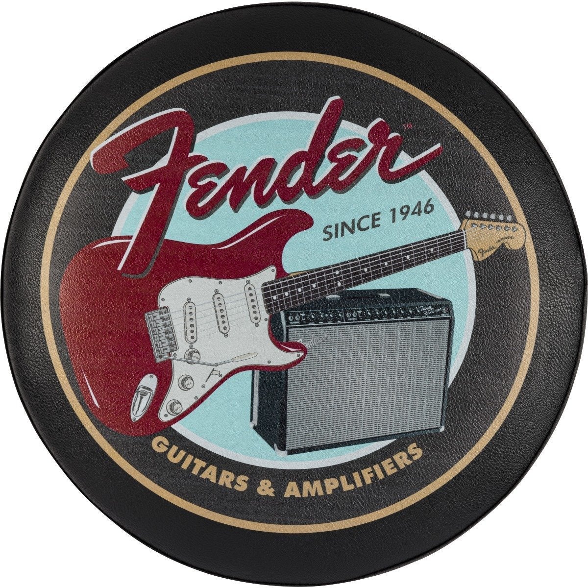 Fender / Guitars & Amps Pick Pouch Barstool Black/Black 24