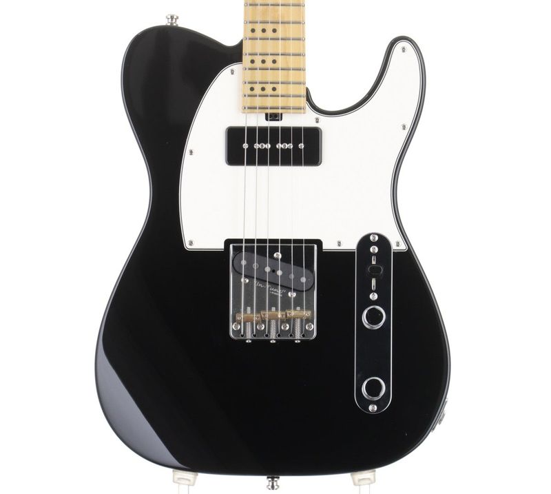 ［値下げ］日本製Three Dotsテレキャスター　エレキギター 中古】Three Dots / T Model Black Maple Fingerboard【3.27kg】【S/N