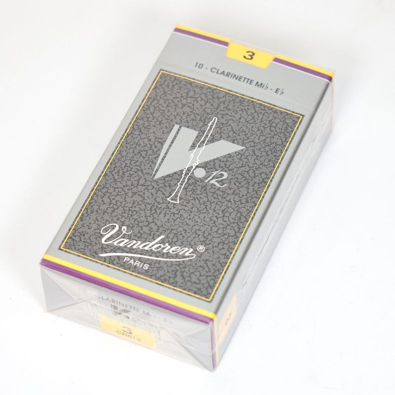 未使用品⭐Vandoren エスクラリネットリード Mi♭-E♭ 3 10本 中古】VANDOREN / E♭クラリネット リード 10枚入 V12 バンドレン 3