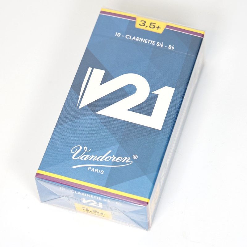 中古】Vandoren / B♭クラリネット リード 10枚入 V21 バンドレン 3.5