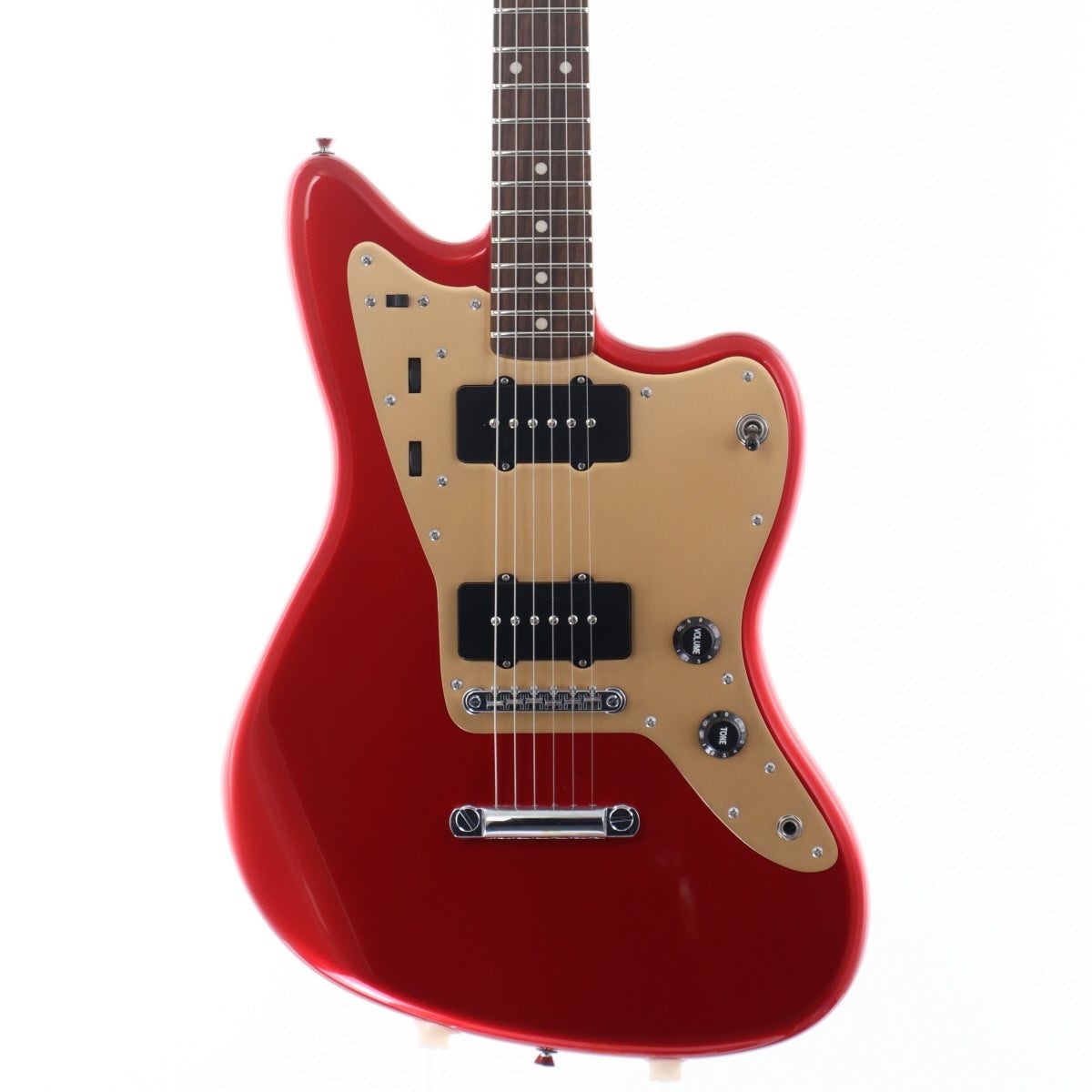 中古】Squier / Deluxe Jazzmaster with Stop Tailpiece Candy Apple