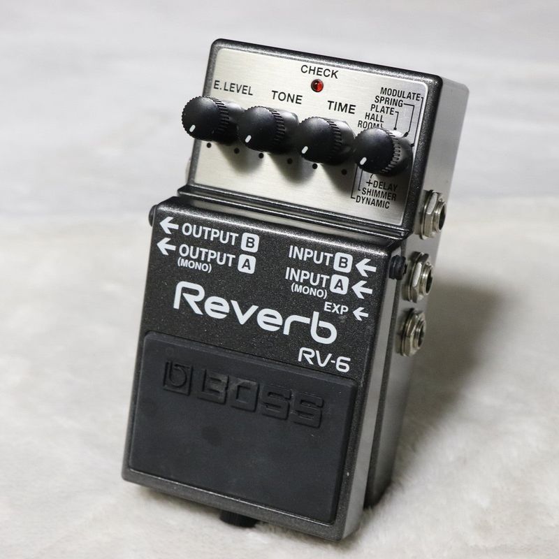 【ほぼ新品】BOSS RV-6 Reverb リバーブ 足踏みなし 試運転のみ 安心の長期5年保証】BOSS / RV-6 Reverb リバーブ RV6 ボス ギター
