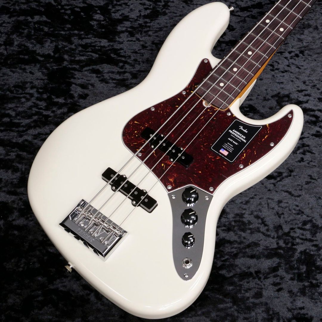 Fender / American Professional Jazz Bass Rosewood Olympic White